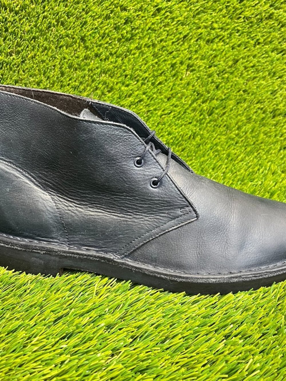 Clarks Bushacre 3 Mens Size 11 Navy Blue Classic‎ Walking Leather Desert Boots